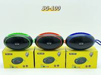 Enceinte Bluetooth portable sans fil SG100, nouvelle version, moins chère, avec basses stéréo, caisson de basses actif, radio FM, musique HiFi, super basses BT