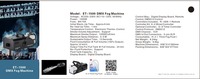 Nouvelle machine à fumée Magic ET-1500 1500W, haute puissance, pulvérisation directe, DMX512 1CH, télécommande, affichage numérique, événements, spectacles