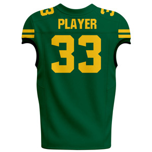 Nouvelle arrivée, uniforme de football américain pour adultes, design respirant, vêtements d'entraînement pour équipe sportive, uniforme de football américain à manches courtes - Product Image 3
