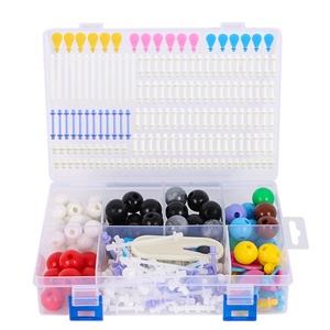 Modèles de structure moléculaire pour la <span class=keywords><strong>chimie</strong></span> du collège ou du lycée : Billes et bâtonnets proportionnés pour la construction de molécules organiques – Idéal pour les expériences - Product Image 6