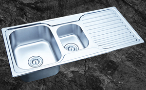 Meiao Küchen spezifisches Stretching-Becken Doppels chlitz Edelstahls püle - Product Image 2