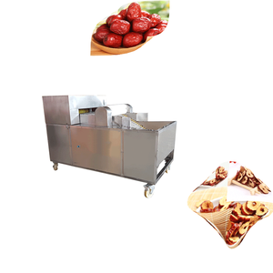 Máquina Industrial Motorizada de Acero Inoxidable 380V de Fácil Operación para Procesamiento de Frutas, Rebanadora de Jujube y Dátiles Rojos Chinos - Product Image 4
