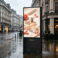 Kiosque numérique extérieur ultra-plat étanche IP66 3000 nit de 32, 43, 49, 55, 65, 75 pouces pour hôtels, campus et centres commerciaux
