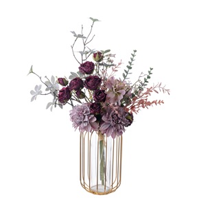 ช่อดอกกุหลาบประดิษฐ์ CallaFloral ทำจากผ้าพลาสติกถัก สำหรับตกแต่งงานแต่งงาน รุ่น CF02112 - Product Image 5