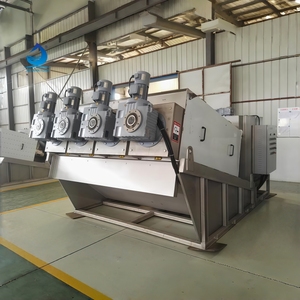 Pressa a Vite Multipla in Acciaio Inox per Disidratazione, Disidratatore di Fanghi a Vite Impilata, Macchinario per Trattamento Acque e Depurazione Fognaria - Product Image 4