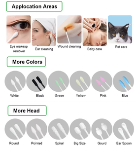Hisopos de Bambú y Algodón Ecológicos 2026, Nuevos, Sin Fluorescencia, Sin Olor, Doble Punta, Seguros para Bebés, Limpieza de Oídos, Maquillaje, de Fábrica - Product Image 3