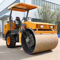 Compacteur routier haute performance à double tambour vibrant pour asphalte et sol