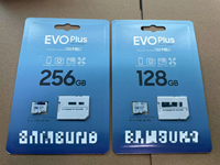 Carte mémoire d'origine pour Samsung EVO Plus Micro TF SD Card 64GB 128GB 256GB 512GB 1TB Mémoire SD TF Card U3 V30 4K avec adaptateur
