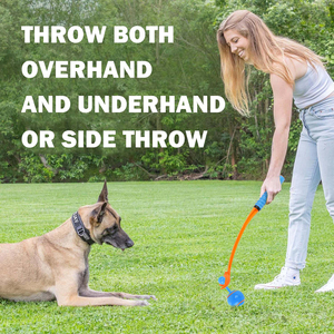 Afp Hond Halen Staart Bal Werper Interactieve Handleiding Hond Staart Bal Gooien Paal Handheld Hond Piepende Tpr Staart Bal Launcher