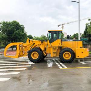 Хит продаж, Лесохозяйственная техника, гидравлический 12-тонный колесный погрузчик, Грейферный погрузчик для лесоводства - Product Image 1