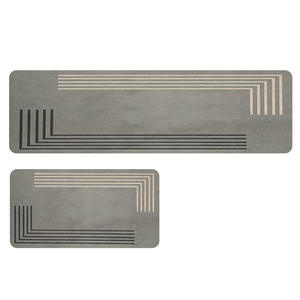 พรมปูพื้นห้องครัวแบบยาว ดูดซับน้ำมัน กันลื่น ใช้ได้สองด้าน รูปทรงสี่เหลี่ยมผืนผ้า ทำจากเส้นใยโพลีเอสเตอร์ - Product Image 3