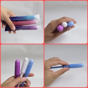 <span class=keywords><strong>Tampon</strong></span> menstruel personnalisable 100% coton vagin cathéter <span class=keywords><strong>tampon</strong></span> applicateur tampons personnalisables - Product Image 2