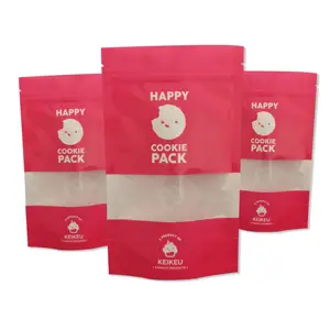 food plastic packaging aluminum foil zip lock bag for melon seed paper bag machine with printing