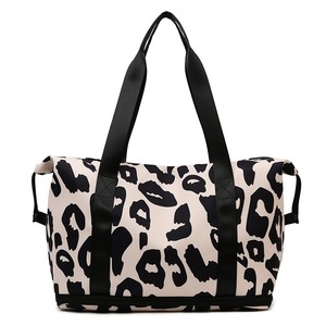 Mode étanche voyage Sport sac Portable Nylon imprimé léopard sacs de sport femmes voyage bagages sacs - Product Image 5