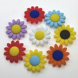 Donuts bebé silicona mordedor colorido anillo círculo cuentas DIY collar Babi juguetes masticar dientes juguete niños regalo - Product Image 4