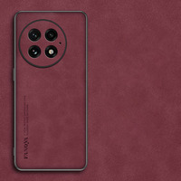 Étui de téléphone portable en cuir PU à motif peau de mouton pour OnePlus 15 13 13R 12R 12 11 Ace 6 Nord 5 Style élégant Housse de téléphone