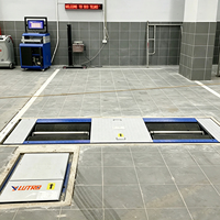LUTRO - Ligne de test automobile 3-en-1, testeur de freinage et de glissement latéral pour garage de réparation automobile