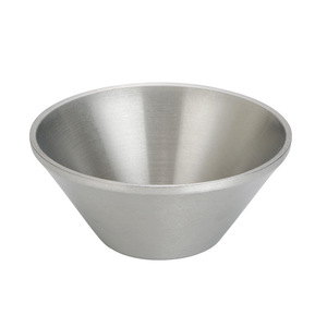Stainless Steel V-Shaped Bowl 304 Food Grade Durable For Noodles Soup Dessert Use - Product Image 2
