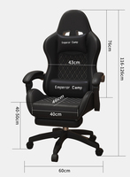 Fauteuil de Jeu Razer Scorpion pour Homme, Table et Bureau Gamer, Chaises de Bureau, Siège RVB pour Ordinateur, Fauteuil de Salon
