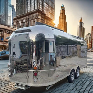 Concession CE DOT Restauration Rapide Camion Bar Mobile Entièrement Équipé Café Crème Glacée Acier Inoxydable BBQ Remorque Van Nouveau Utilisé - Product Image 2