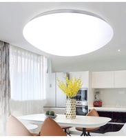 Plafonnier LED ultra-lumineux C220V 24W IP44 6000K à montage en surface, design moderne pour salon et chambre
