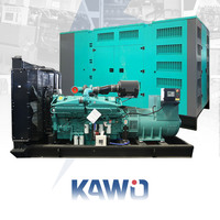 Générateur diesel insonorisé à refroidissement par eau, nouvelle technologie, 500 kW, à ouverture automatique, 50/60 Hz, 1800 tr/min, 220 V, ATS, hôpital, ferme