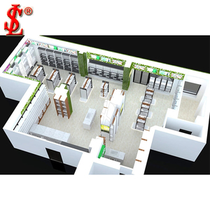 Présentoir médical Magasin de détail Design d'intérieur Cabinet de <span class=keywords><strong>pharmacie</strong></span> de dispensaire avec <span class=keywords><strong>tiroir</strong></span> Meubles de <span class=keywords><strong>pharmacie</strong></span> - Product Image 2