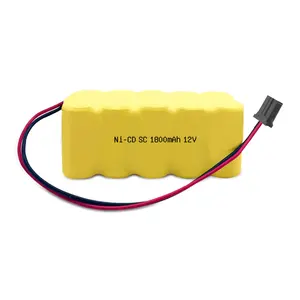 NICD SC 1800MAH 12V ניקל קדמיום סוללה סוללות nicd לכלי