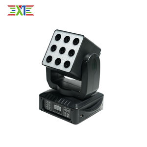 XJ工場直販 新型9マトリックスムービングヘッドライト 120W RGBW 4in1 DMX512補助LEDステージ照明 DJディスコナイトクラブイベント用 - Product Image 2