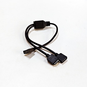 Cavo di fabbrica da 1 a 3 ARGB Splitter 5V 4pin indirizzabile estensione RGB 3 connettori femmina per i ventilatori per PC direttamente in fabbrica - Product Image 5