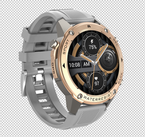 Reloj Inteligente Deportivo DF DM56 con Pantalla Redonda, GPS, Llamadas, Resistente al Agua, Brújula, para Hombre - Product Image 4