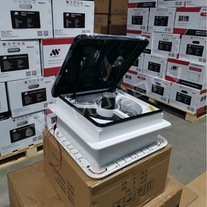 MOBORV-Ventilador LED de 12V para techo, ventilación con sensor de lluvia, RV, autocaravana, caravana, furgoneta, piezas de conversión, accesorios para coches - Product Image 1