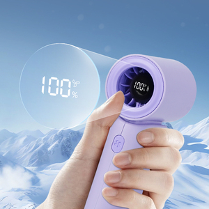 2025 USB Cầm Tay <span class=keywords><strong>Fan</strong></span> Với Kỹ Thuật Số Và Móc Xách Tay Có Thể Sạc Lại <span class=keywords><strong>Mini</strong></span> <span class=keywords><strong>Fan</strong></span> Tiện Dụng Làm Mát Nhỏ <span class=keywords><strong>Fan</strong></span> 3600MAh Nhựa - Product Image 4