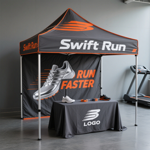 10x10 प्रोन्नति पॉपअप पोर्टेबल बूथ व्यापार दिखाता है टेंट कस्टम भोजन वेंडिंग समुद्र तट माल डिब्बा गज़ेबो आउटडोर - Product Image 4