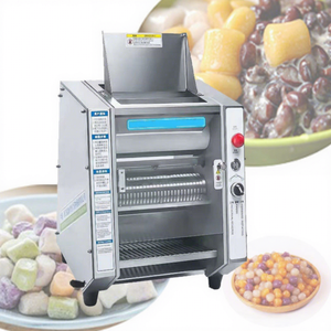 Machine à perles de tapioca commerciale, machine à enrober par drague inclinable, machine à enrober à double tête, équipement de transformation alimentaire - Product Image 1