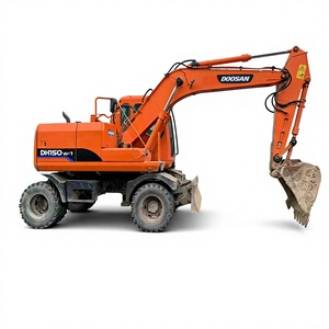 Excavadora de Ruedas Usada Doosan DH150W-7 DH210W-7 DX60W DX210W R210W-9, Modelo 2014, 15 Toneladas, Motor en Venta - Product Image 1