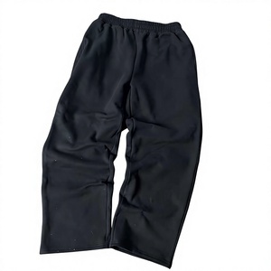 Sweatpants streetwear homme personnalisés en molleton brossé avec broderie pour les marques streetwear américaines - Product Image 3