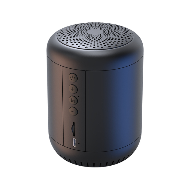 IPX4 Waterproof Dustproof TWS Dual Drivers for Speaker with 5W Strong Bass RGB LED Mini Outdoor Sports Speaker