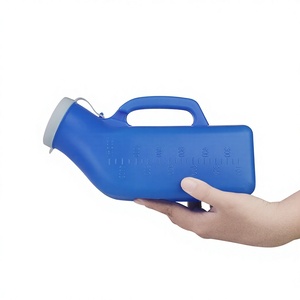 Urinoir grande capacité KS avec couvercle, anti-fuite, facile à nettoyer, pour personnes âgées alitées - Product Image 1