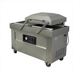 Máquina de Envasado <span class=keywords><strong>al</strong></span> <span class=keywords><strong>Vacío</strong></span> de Doble Cámara de Alta Eficiencia 400P, Selladora Comercial de Alimentos Frescos, Operación Sencilla 304 - Product Image 2