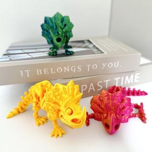 Telur Dinosaurus Rex Tyrannosaurus Rex Cetak 3D dan Mainan Model Kreatif Artikulasi, Mainan Hewan & Dinosaurus Unik - Product Image 2
