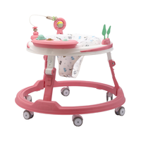 Vente en gros de jouets d'activité pour bébé fille multifonctionnels à succès, 3 en 1, trotteur, sauteur, avec roues et musique