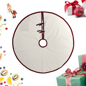 100cm LED Arbre <span class=keywords><strong>de</strong></span> Noël Jupe Décorations <span class=keywords><strong>de</strong></span> Noël Presse à chaud Sublimation Blancs Tapis <span class=keywords><strong>de</strong></span> base avec <span class=keywords><strong>couvre</strong></span>-<span class=keywords><strong>pied</strong></span> - Product Image 3