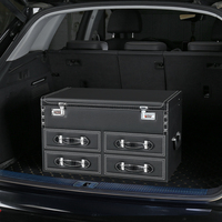 Sac de rangement pour voiture, bagages pour SUV, berlines, rangement de voiture, imperméable, grande capacité, robuste, multi-compartiments, avec poignée et serrure