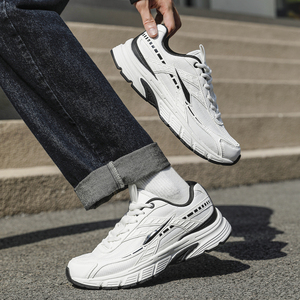 Custom Wholesale High Quality Fashionable Unisex Retro Athletic Sports Casual Walk Style Breathable Mesh Men's Running Shoes - Product Image 2