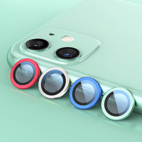 Coque de téléphone portable en TPU haute transparence et protection d'écran en verre trempé 2.5D et protection d'objectif d'appareil photo pour Apple iPhone 12