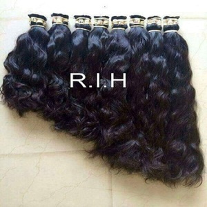 ผมต่อแบบตรงไม่ผ่านกระบวนการผมชาวอินเดียบริสุทธิ์ - Product Image 4