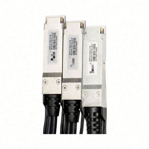 QSFP28-100G-CU-1M โมดูลออปติคอล 10G/25G/40G/100G/200G SFP/OSFP+AOC/CU ตัวเชื่อมต่อ 3M-30M สายเคเบิลออปติก - Product Image 1
