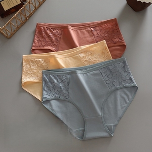 Culottes en coton bio pour femmes 4XL, durables, douces, respirantes, sous-vêtements féminins de haute qualité, confortables, vente en gros - Product Image 1