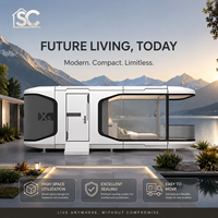 STAR CABIN X5 – Maison capsule spatiale portable avec garantie de 5 ans et plus, design modulaire moderne et finition en aluminium de qualité aérospatiale